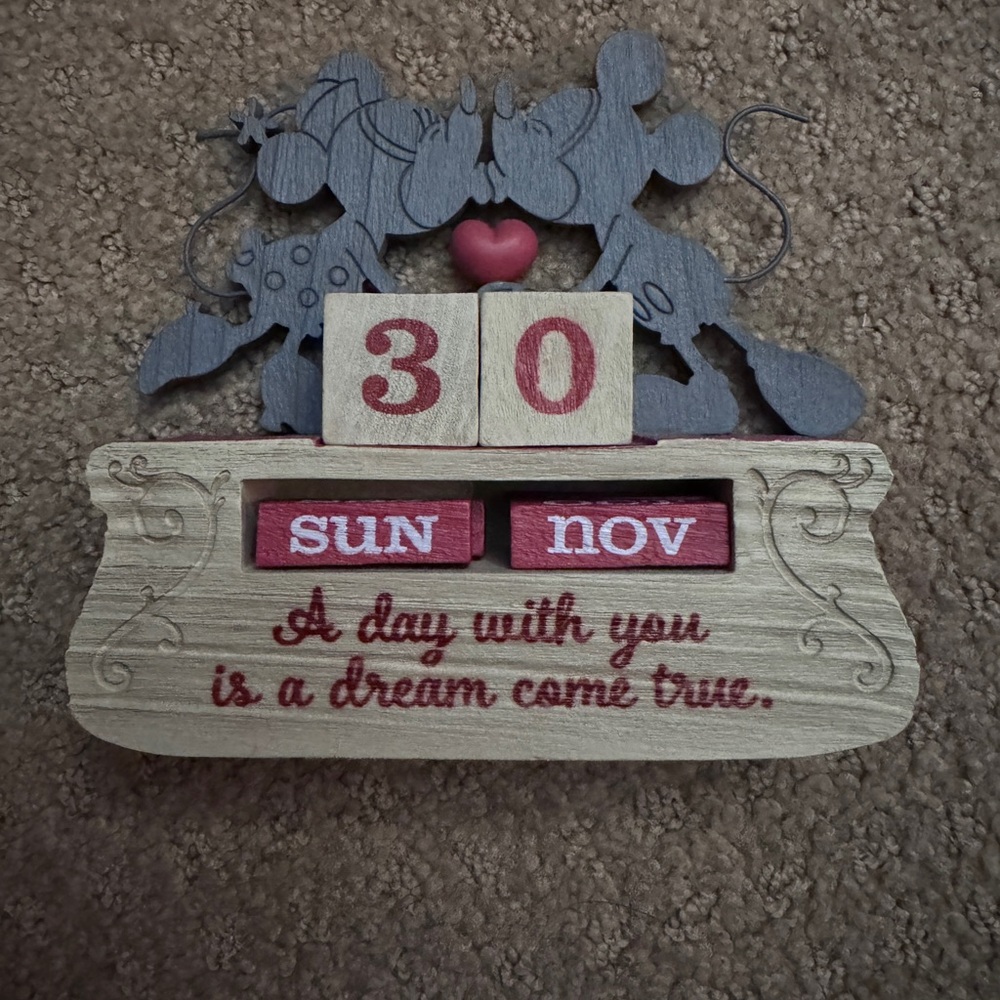 Disney Mickey and Minnie Calendar
